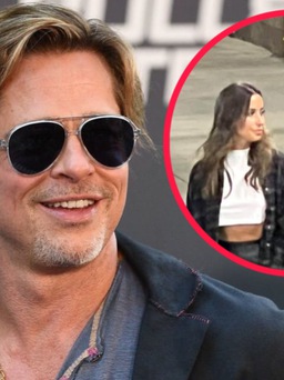 Brad Pitt đi chơi cùng vợ cũ của Paul Wesley