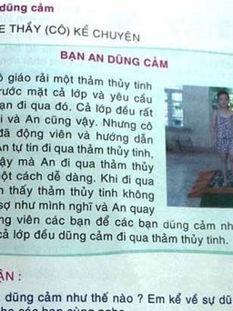 Bộ Giáo dục yêu cầu thu hồi sách dạy trẻ đi trên thủy tinh