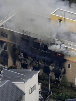 Xưởng phim Nhật bị phóng hỏa, 24 người thiệt mạng