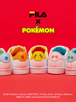 Ấn tượng với bộ sưu tập giày theo phong cách Pokémon của Fila