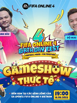 Độ Mixi, Đình Trọng, Vinh Râu và Tiến Dũng 'tấu hài' trong Gameshow mừng sinh nhật FO4