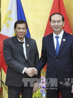 Chủ tịch nước Trần Đại Quang gặp gỡ các lãnh đạo