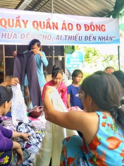 Quầy quần áo 0 đồng