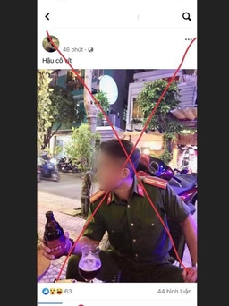 Đà Nẵng: Phạt 'hot boy' mặc đồ giả công an cấp tá, check-in quán bia sống ảo