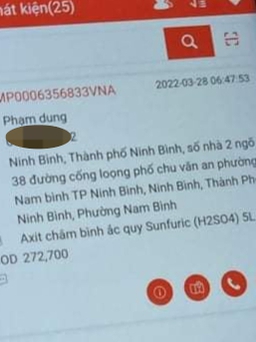 Vụ giết người tình rồi phân xác ở Ninh Bình: Nghi phạm đặt mua 5 lít axit