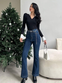 Quần jeans ống loe, item hack dáng siêu đỉnh được săn đón năm 2023