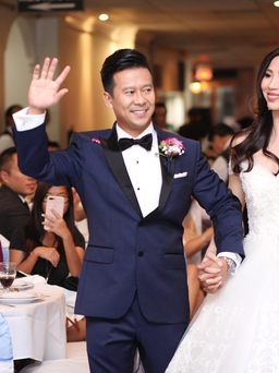 Siêu mẫu Huỳnh Nu lộng lẫy trong ngày cưới với doanh nhân Việt kiều Mỹ