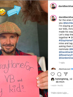 David Beckham tình nguyện ở nhà để bảo vệ vợ và các con