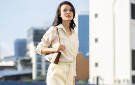 Chẳng cần cầu kỳ, nàng vẫn tỏa chất riêng với chiếc quần linen mộc mạc