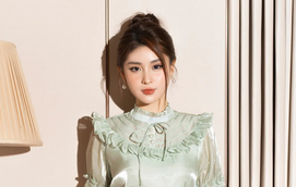 Sắc xanh mint 'đánh tan' sự nhàm chán của thời trang công sở