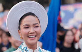 H’Hen Niê, Lọ Lem tái hiện vẻ đẹp cổ phục Việt trong 'Bách Hoa hỷ sự'