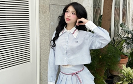 Mặc đẹp mỗi ngày với sơ mi phối chân váy ngắn