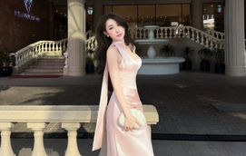 Tôn dáng tinh tế với đầm lụa