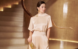 Váy dài, quần ống rộng và giày cao gót, bộ ba hoàn hảo cho style tối giản