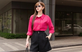 Diện trang phục casual đơn giản nhưng không đơn điệu