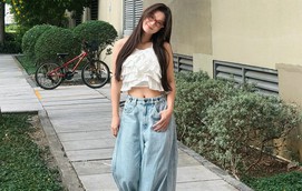 Quần jeans ống rộng mang đến vẻ ngoài tự tin và năng động cho nàng
