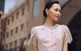 Sức hút nhẹ nhàng nhưng sang trọng từ váy ren