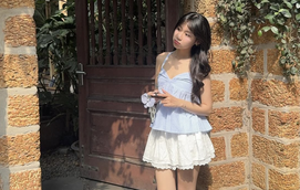 Nhẹ nhàng và bay bổng cùng chân váy xòe ngắn