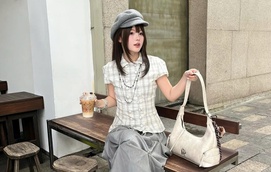 Làm mới tủ đồ bằng sự giao thoa giữa sắc trắng và xám