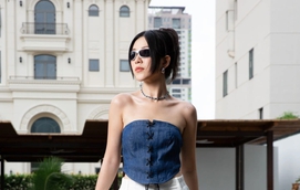 'Hô biến' vóc dáng chuẩn đồng hồ cát nhờ chiếc áo corset