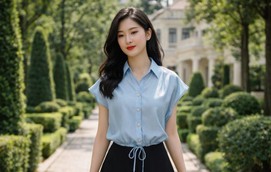 Áo sơ mi cánh dơi cho phong cách công sở thêm độc đáo