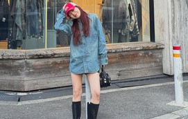 Sức hấp dẫn của áo sơ mi denim: Tối giản nhưng 'chất'