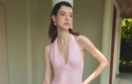 Đầm cổ chữ V, mặc từ văn phòng đến đường phố đều đẹp