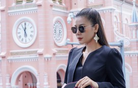 Tôn nét 'sang, xịn, mịn' chỉ với đôi bông tai bản to