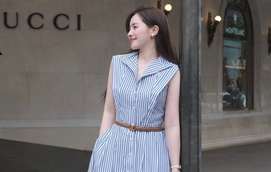 Chẳng sợ ngày bận rộn khi đã có đầm sơ mi thanh lịch