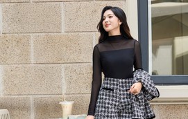 Chất liệu dạ tweed thời thượng giúp nàng tỏa sáng trong mọi buổi dạ tiệc