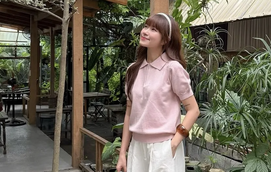 Áo polo không còn nhàm chán với các công thức biến hóa