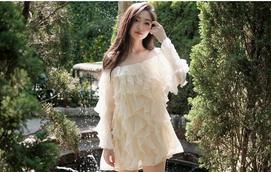 Tự tin thả dáng cùng váy, áo bèo nhún