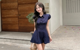 Xanh navy đến xanh pastel ngọt ngào, giúp nàng mặc đẹp mọi góc phố