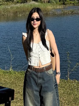 Quần jeans và thắt lưng: bản phối bụi bặm cho phong cách cá tính