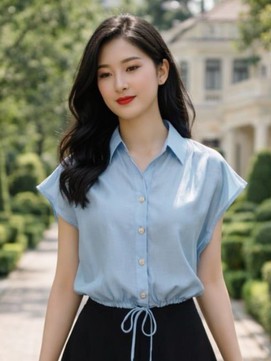 Áo sơ mi cánh dơi cho phong cách công sở thêm độc đáo
