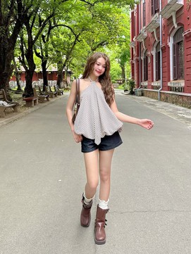 Những công thức diện quần shorts lạ mắt