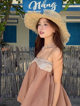 Đốn tim người đối diện nhờ áo bí hai dây xinh xắn