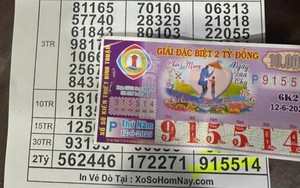 Xổ số miền Nam 12.6: Nam công nhân Bến Tre mua giúp cụ bà, trúng độc đắc