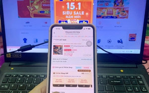 Ngày càng nhiều người đi chợ tết trên... điện thoại