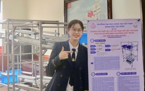 Nữ sinh hàng hải đạt GPA 3,9 theo đuổi nghiên cứu từ bài toán thực tế