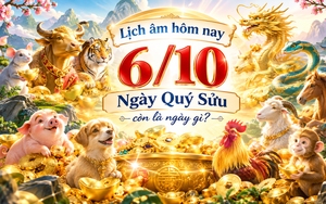 Lịch âm hôm nay 6.10: Ngày Quý Sửu là ngày gì đặc biệt? Lịch âm hôm nay 6.10: Ngày Quý Sửu là ngày gì đặc biệt?