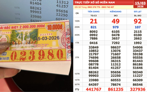 Xổ số miền Nam ngày 15 tháng 3: Hai người vừa trúng 2,1 tỉ đài Tiền Giang