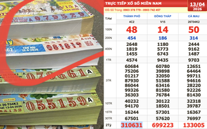 Xổ số miền Nam ngày 13 tháng 4: Bất ngờ người trúng  số đài TP.HCM