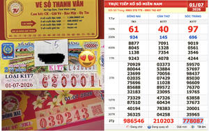 Xổ số miền Nam ngày 1 tháng 7: Truy tìm người trúng số 20001 đài Sóc Trăng