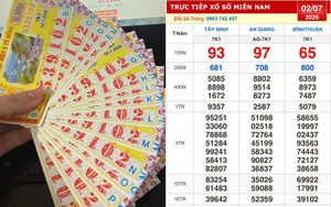 Xổ số miền Nam ngày 2 tháng 7: Cọc vé trúng 2,4 tỉ đài Bình Thuận xuất hiện