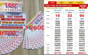 Xổ số miền Nam ngày 4 tháng 9: Đại lý bán ra 192 vé trúng đài Bình Dương