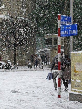 Những bức ảnh mùa đông tuyết trắng tại Hà Nội 'gây sốt' cộng đồng mạng