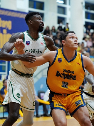 Highlights VBA 2023: Nha Trang Dolphins hoàn tất cú 'ăn 3' trước Cantho Catfish