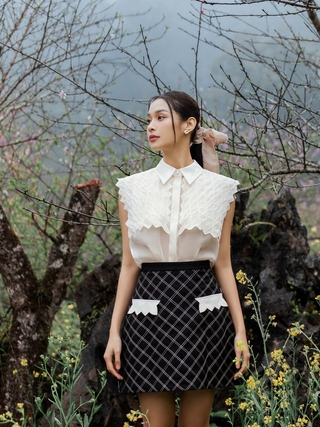 Đón hè mát mẻ với loạt áo blouse siêu xinh