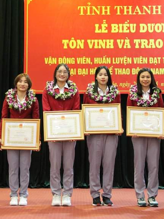 Tỉnh Thanh Hóa biểu dương, khen thưởng các VĐV giành huy chương tại SEA Games 32